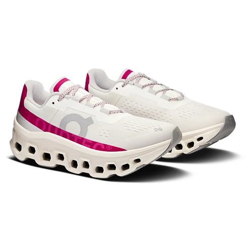 On Cloudmonster W Ivory Grenadine