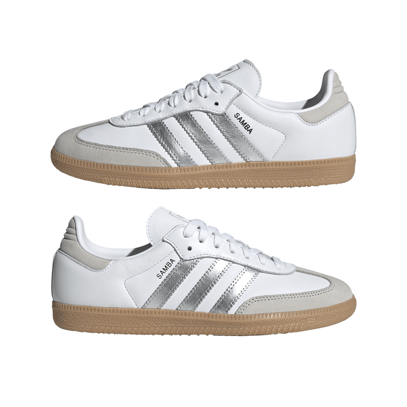 Adidas Samba OG White Silver Metallic Grey