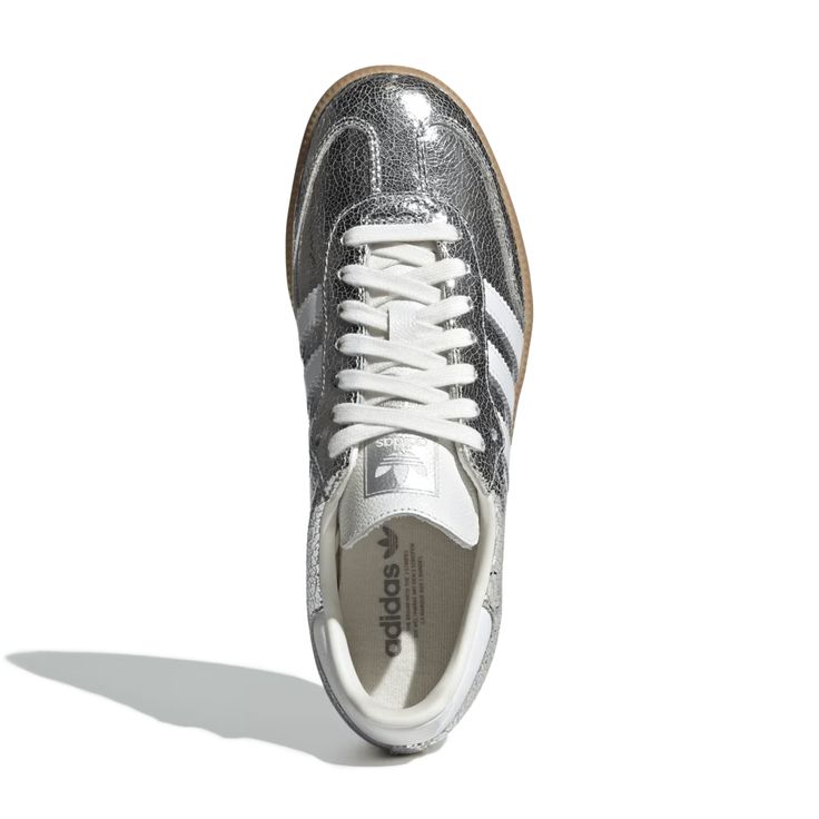 Adidas Samba OG Silver Metallic Cracked