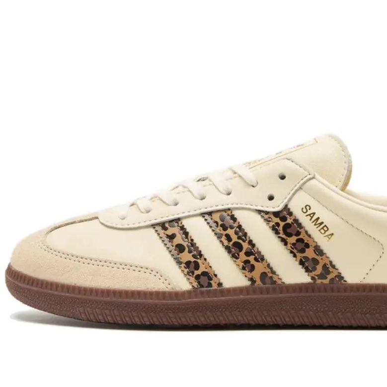 Adidas Samba OG GS Leopard Cream White