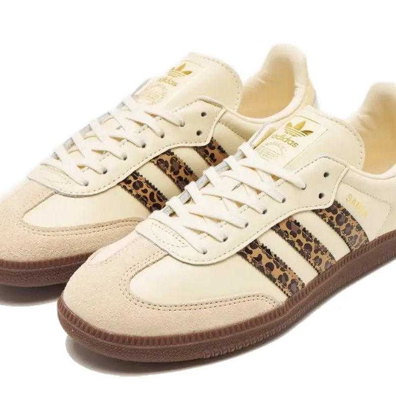 Adidas Samba OG GS Leopard Cream White