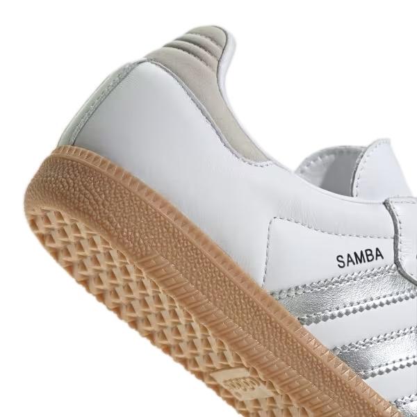 Adidas Samba OG White Silver Metallic Grey