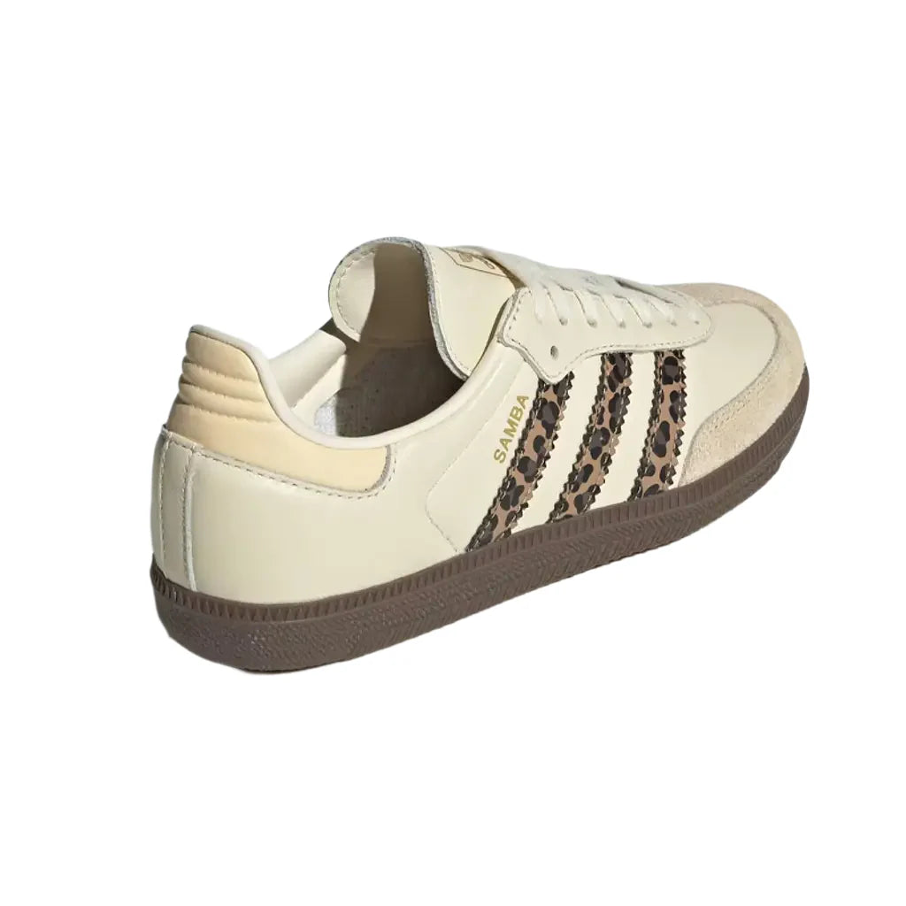 Adidas Samba OG GS Leopard Cream White